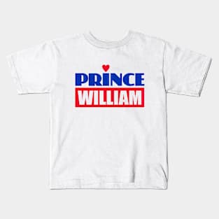 Prince William Heart Kids T-Shirt